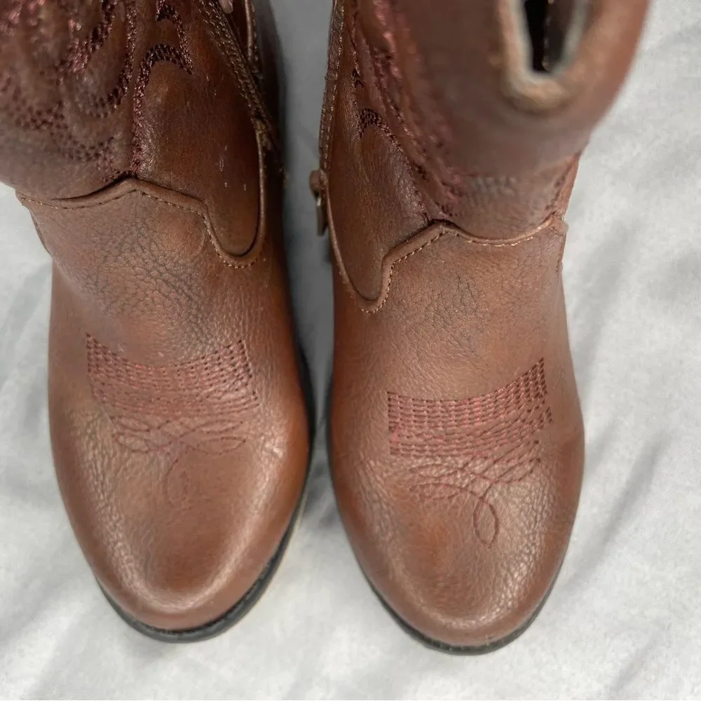 Cat & Jack Brown Kids Boots